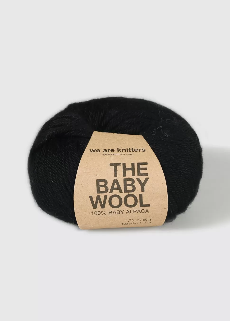 Baby Alpaca Black>We Are Knitters New