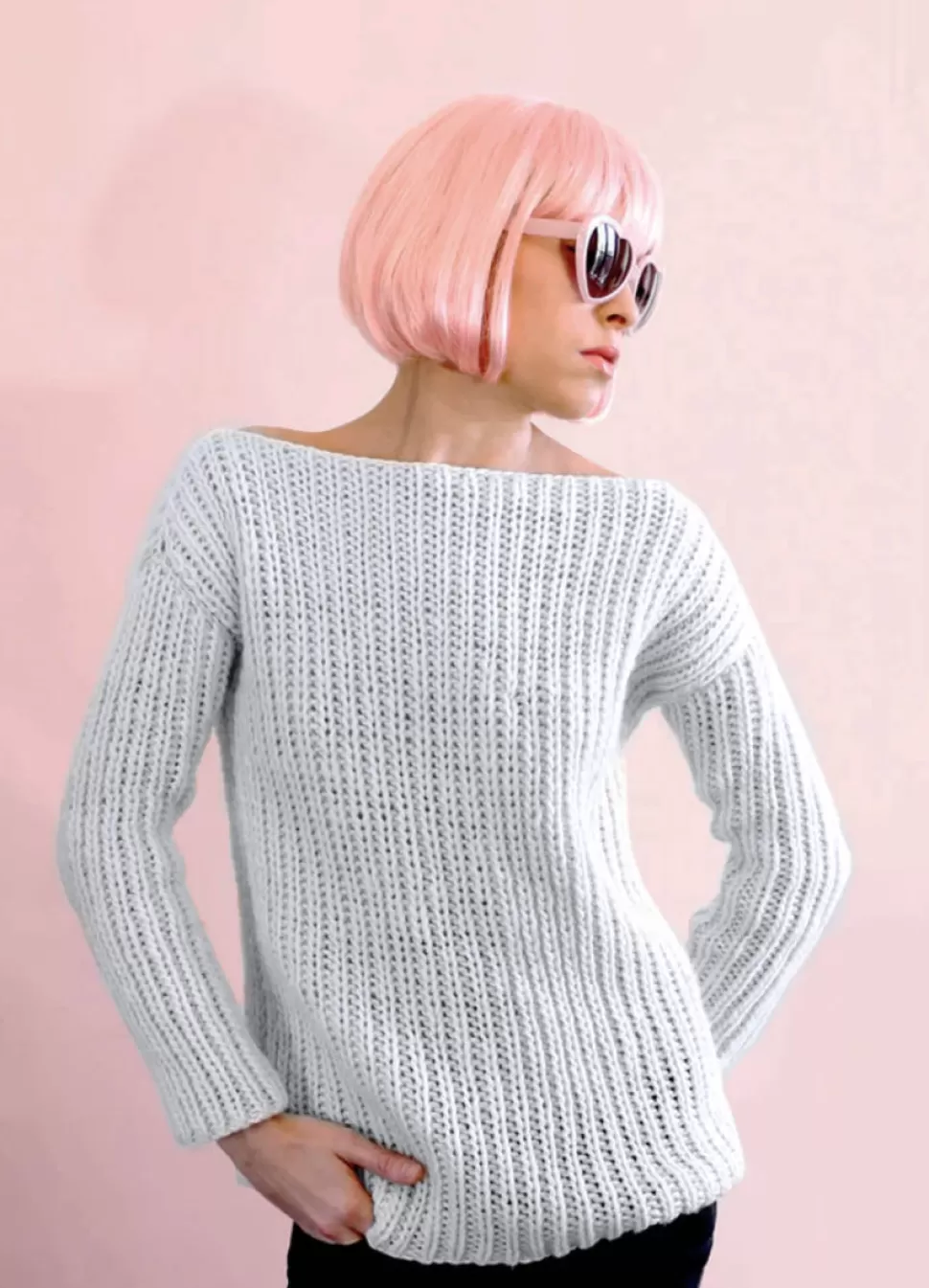 Buttercream Sweater x @morganem2 Kit>We Are Knitters Hot