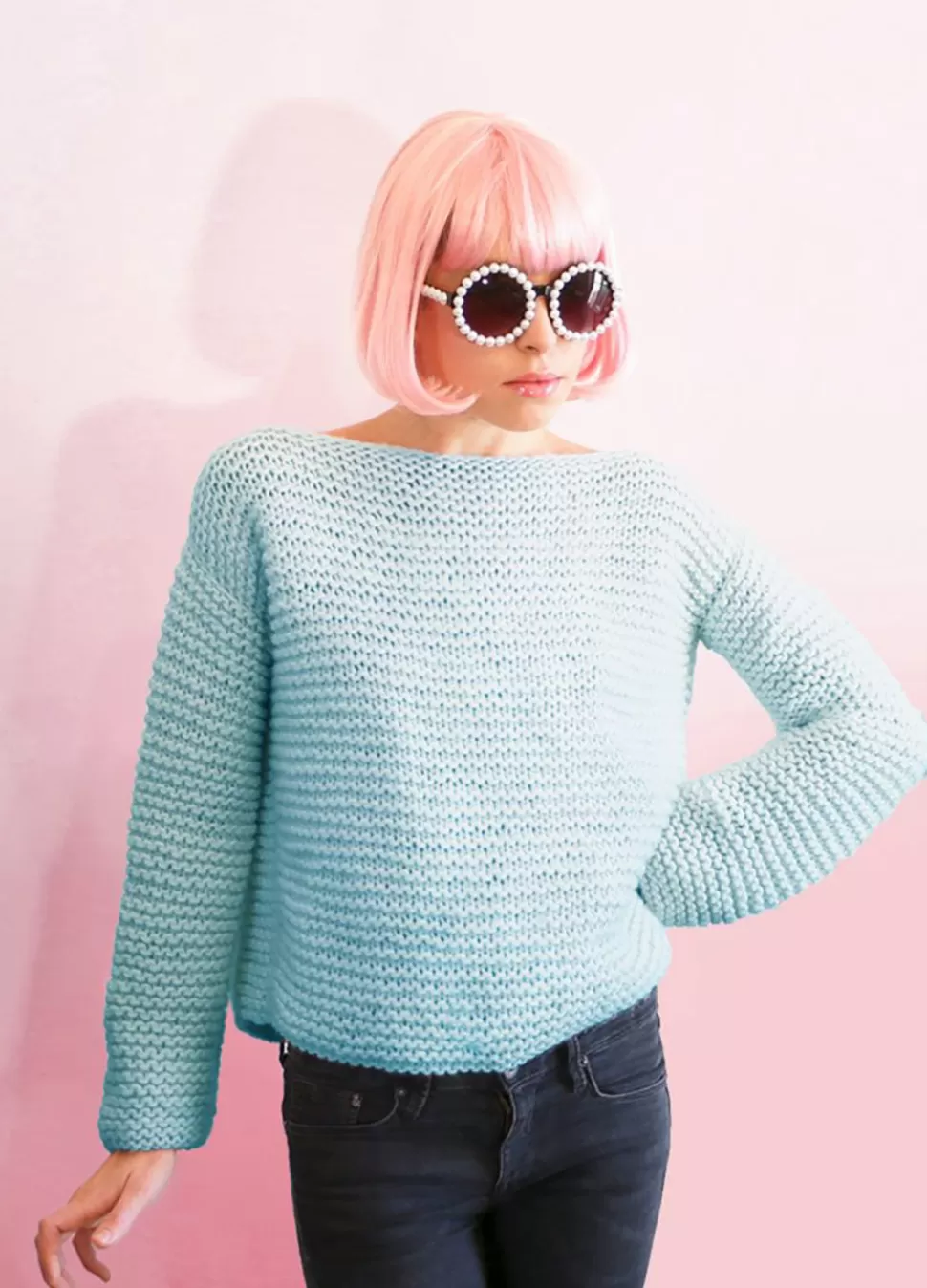 Chewing Gum Sweater x @morganem2 Kit>We Are Knitters Flash Sale