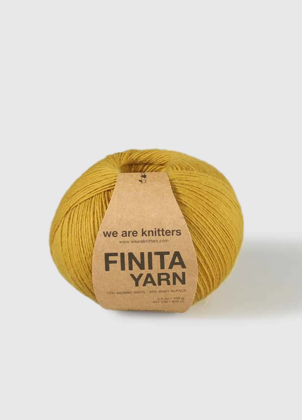 Finita Yarn Mustard>We Are Knitters Shop