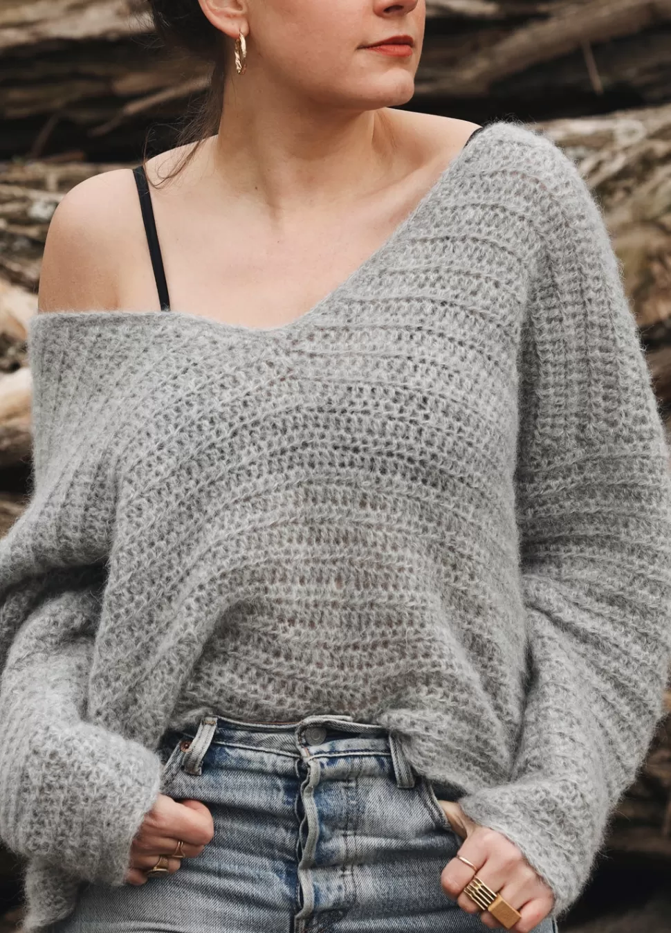 Gossamer Pullover x @twoofwands Kit>We Are Knitters Clearance