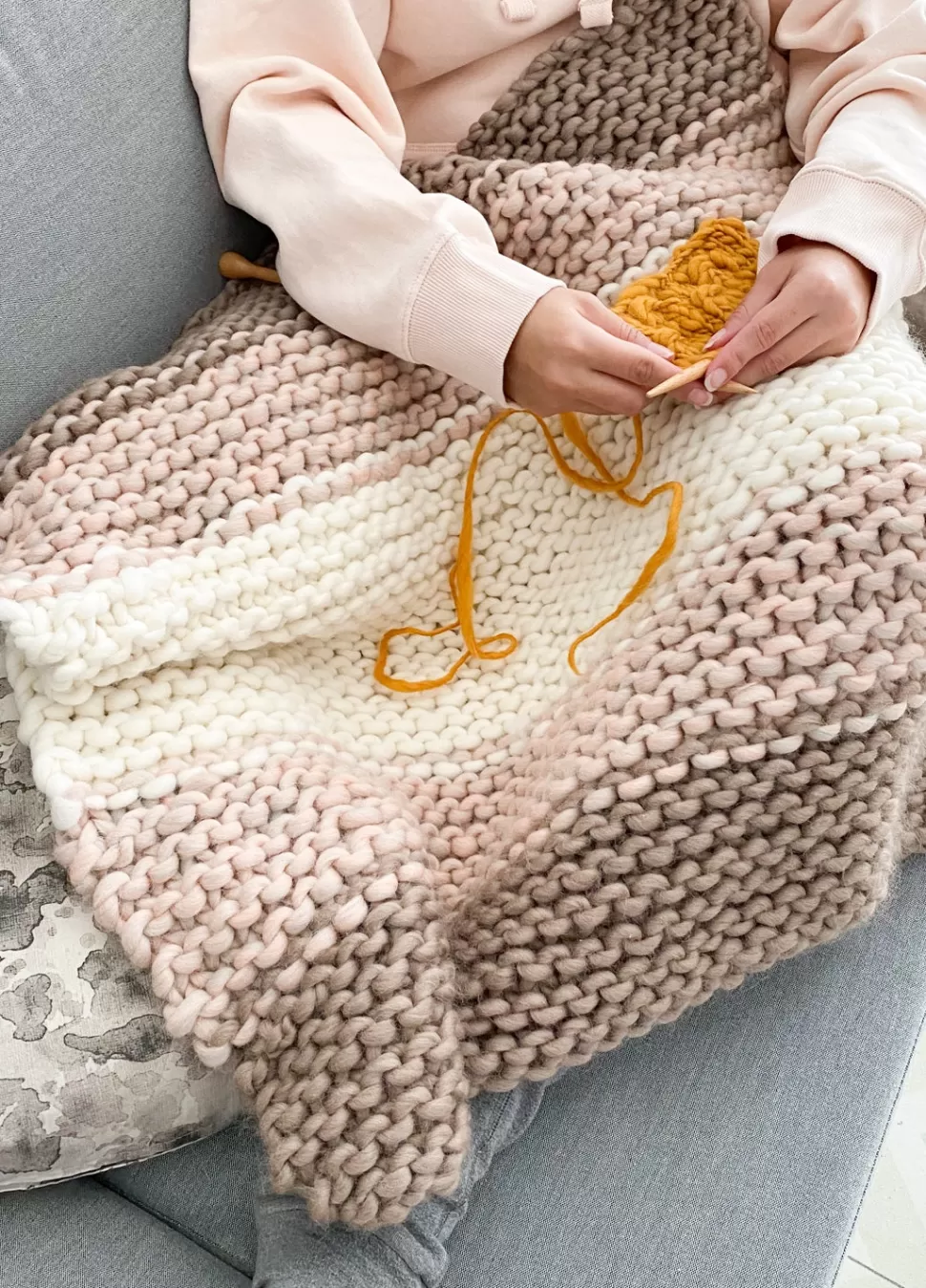 Land Blanket Kit>We Are Knitters New