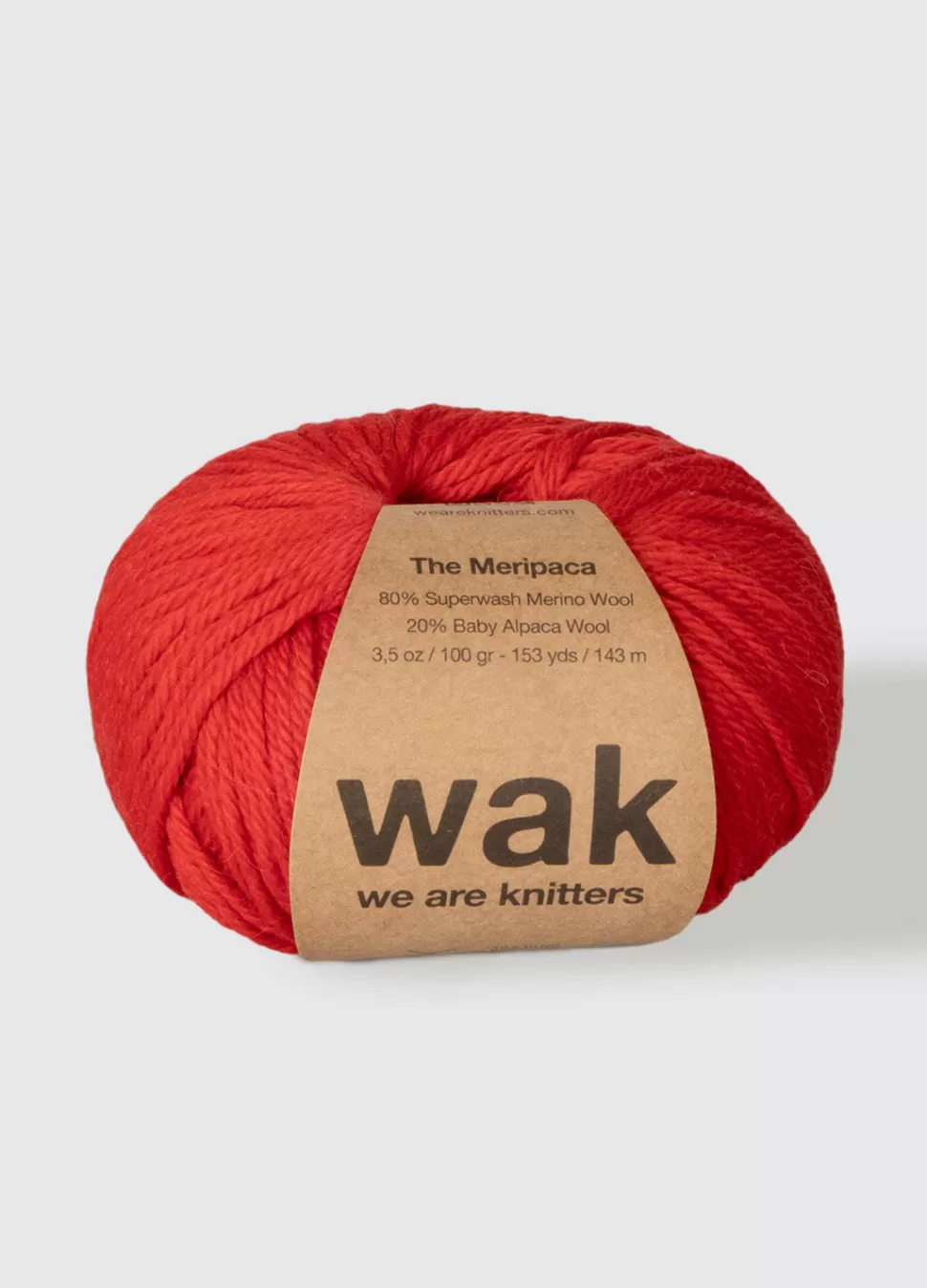 Meripaca Poppy Red>We Are Knitters Online