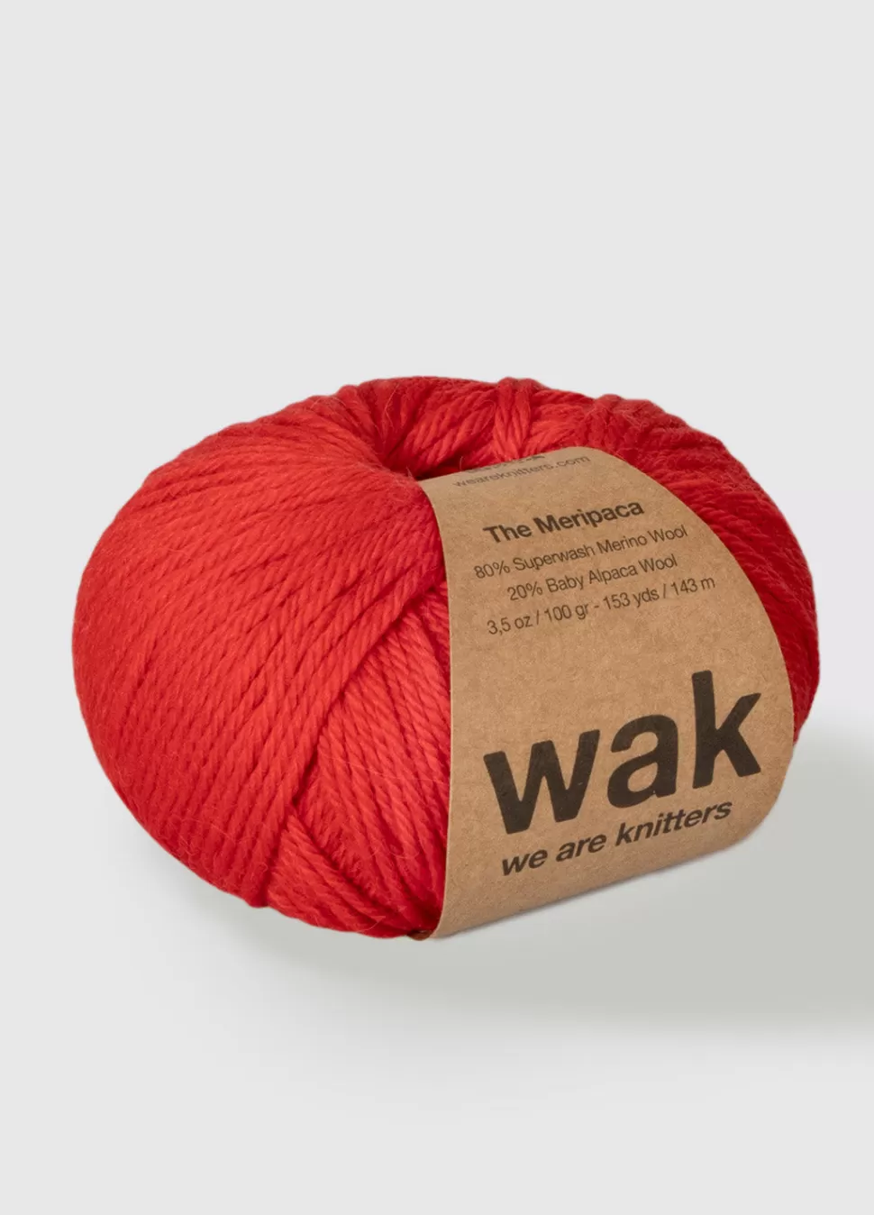 Meripaca Poppy Red>We Are Knitters Online