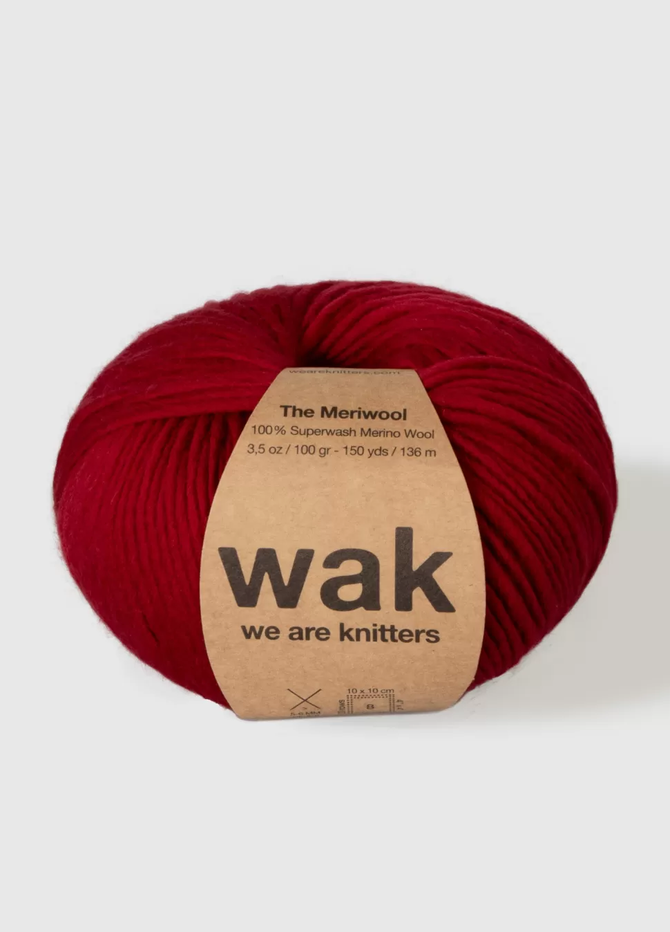 Meriwool Lipstick Red>We Are Knitters Online