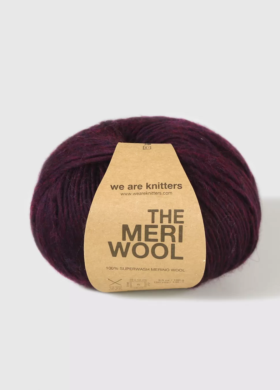 Meriwool Spotted bourdeaux>We Are Knitters Store