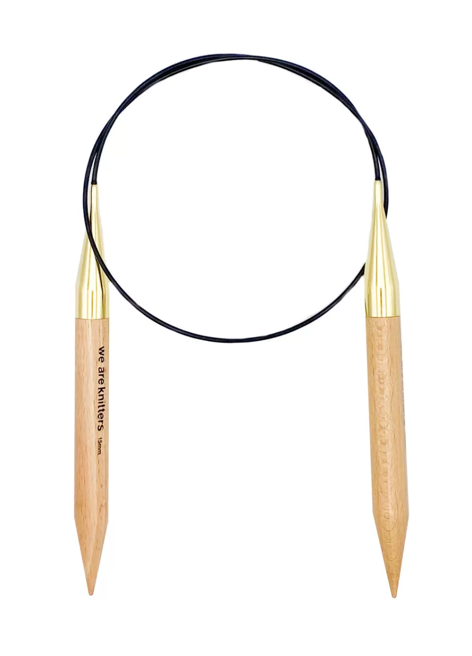 15mm Circular Beechwood Knitting Needles>We Are Knitters Outlet