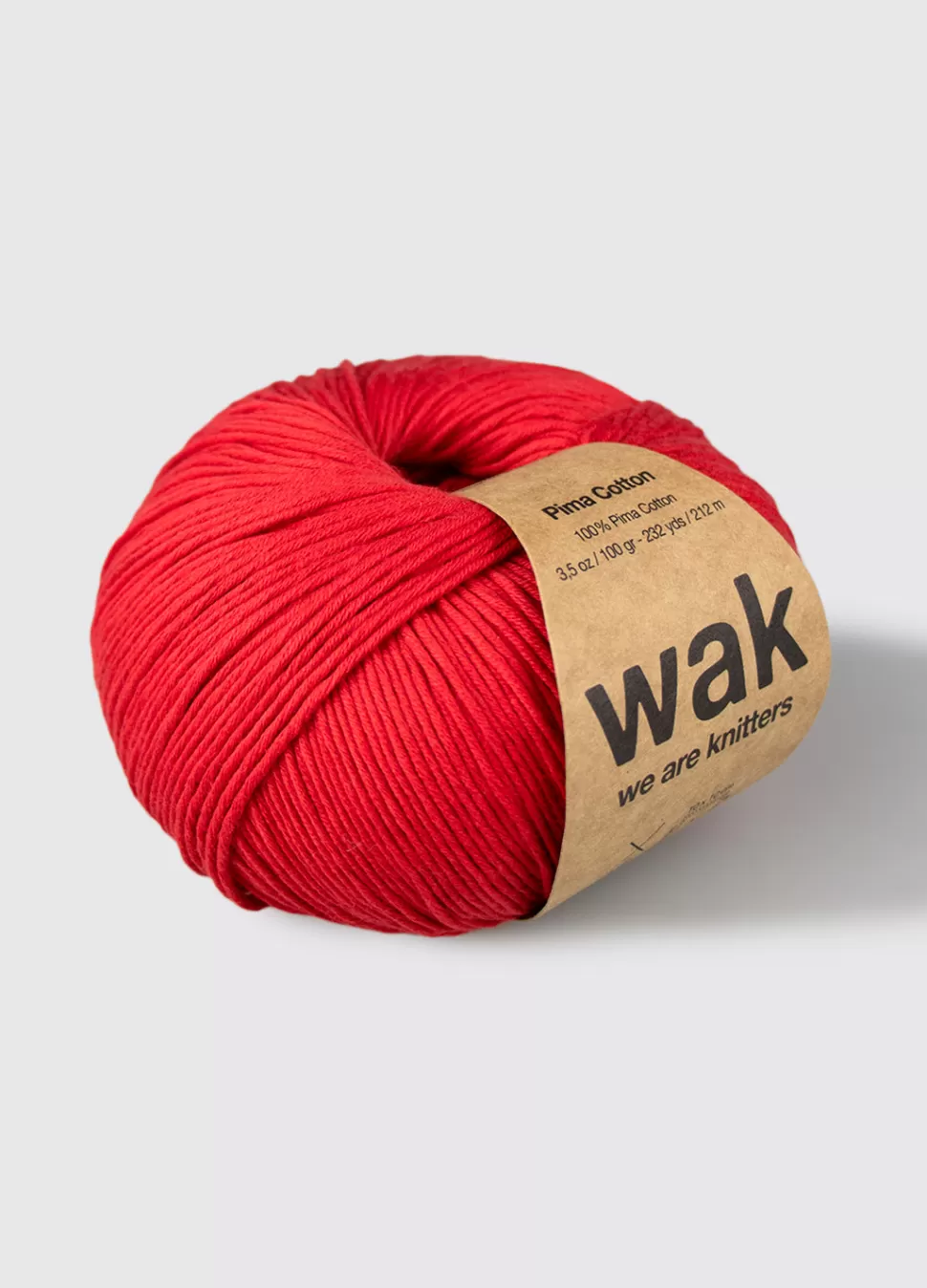 Pima Cotton Poppy Red>We Are Knitters Best