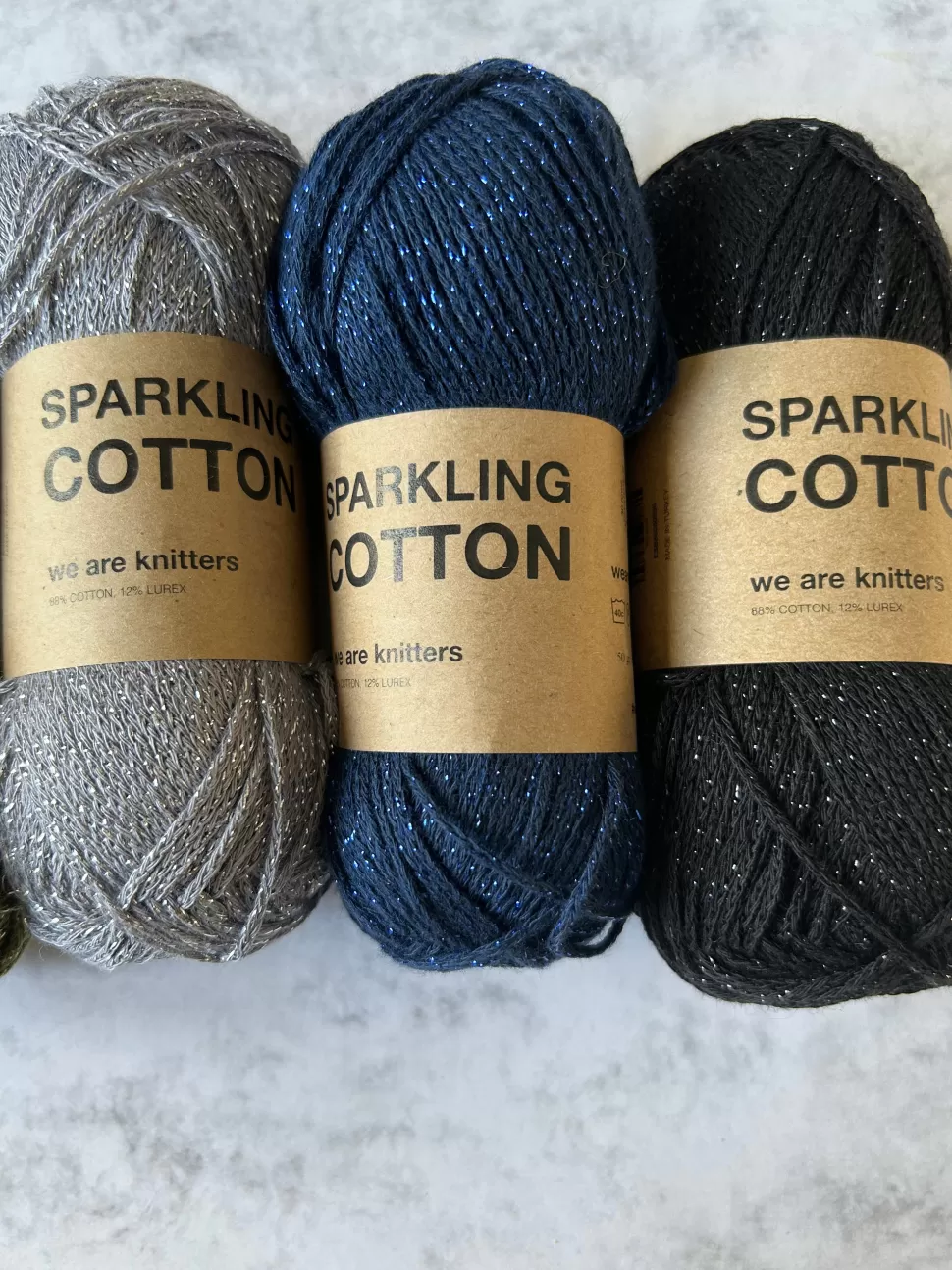 Sparkling Cotton Black - Last Units>We Are Knitters Flash Sale