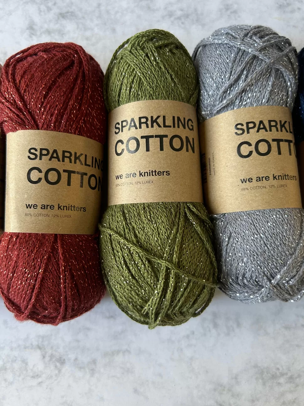 Sparkling Cotton Maroon - Last Units>We Are Knitters New