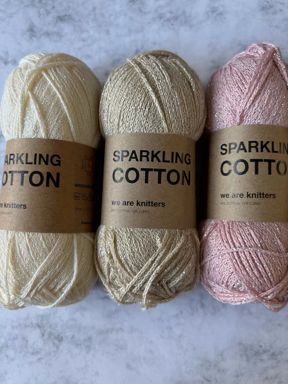 Sparkling Cotton Natural - Last Units>We Are Knitters Cheap