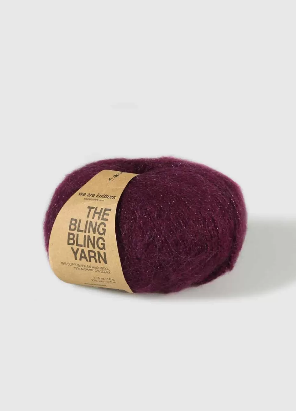 The Bling Bling Yarn Bordeaux>We Are Knitters New