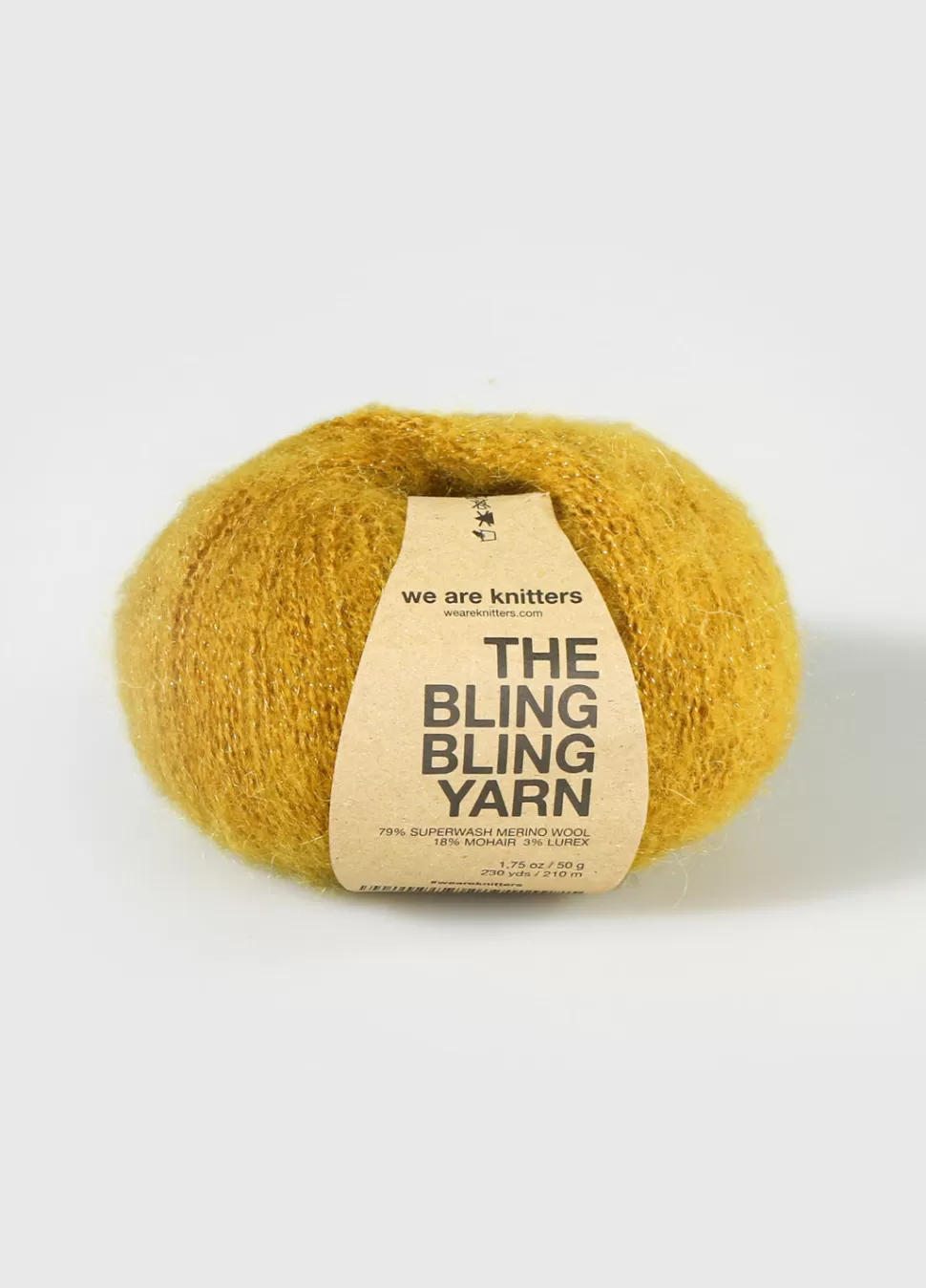 The Bling Bling Yarn Ochre>We Are Knitters Online