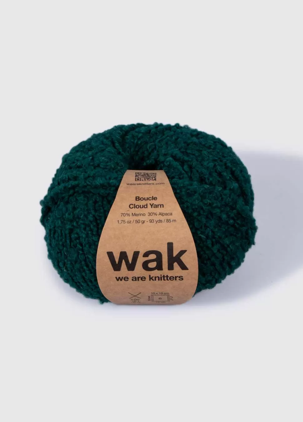 The Boucle Cloud Yarn Forest Green>We Are Knitters New