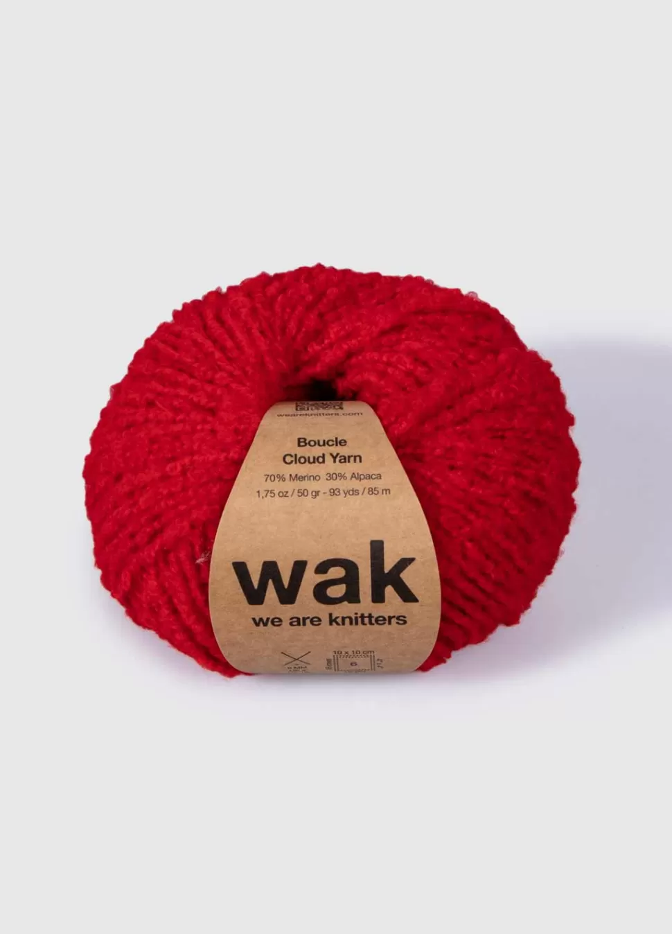 The Boucle Cloud Yarn Poppy Red>We Are Knitters Fashion