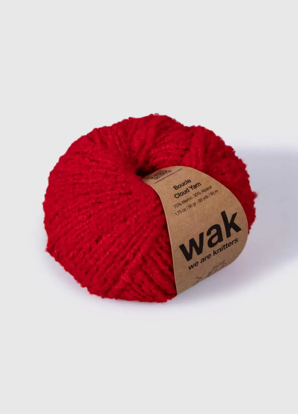 The Boucle Cloud Yarn Poppy Red>We Are Knitters Fashion