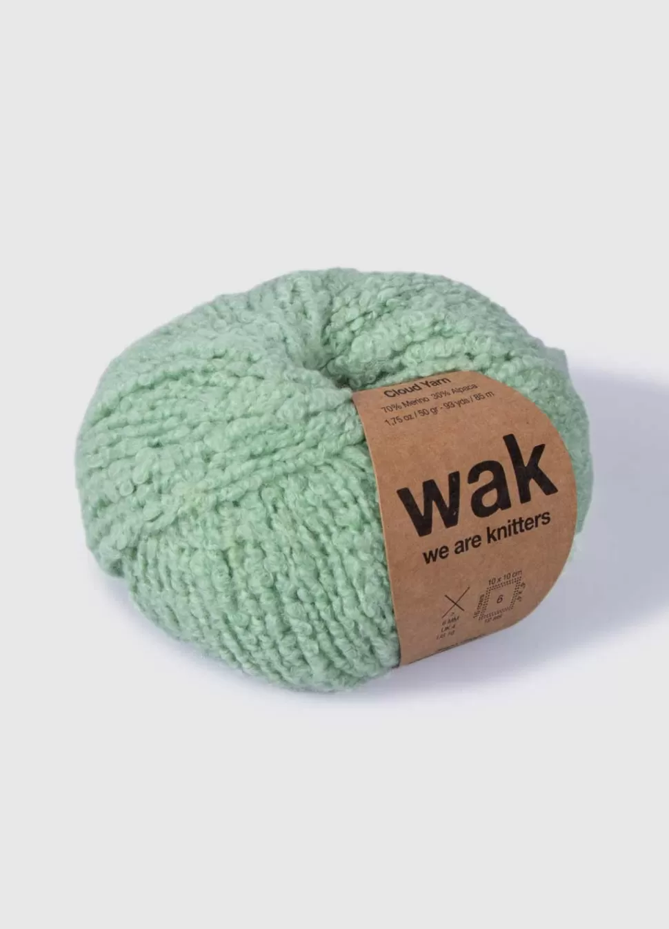 The Boucle Cloud Yarn Sage Green>We Are Knitters Shop