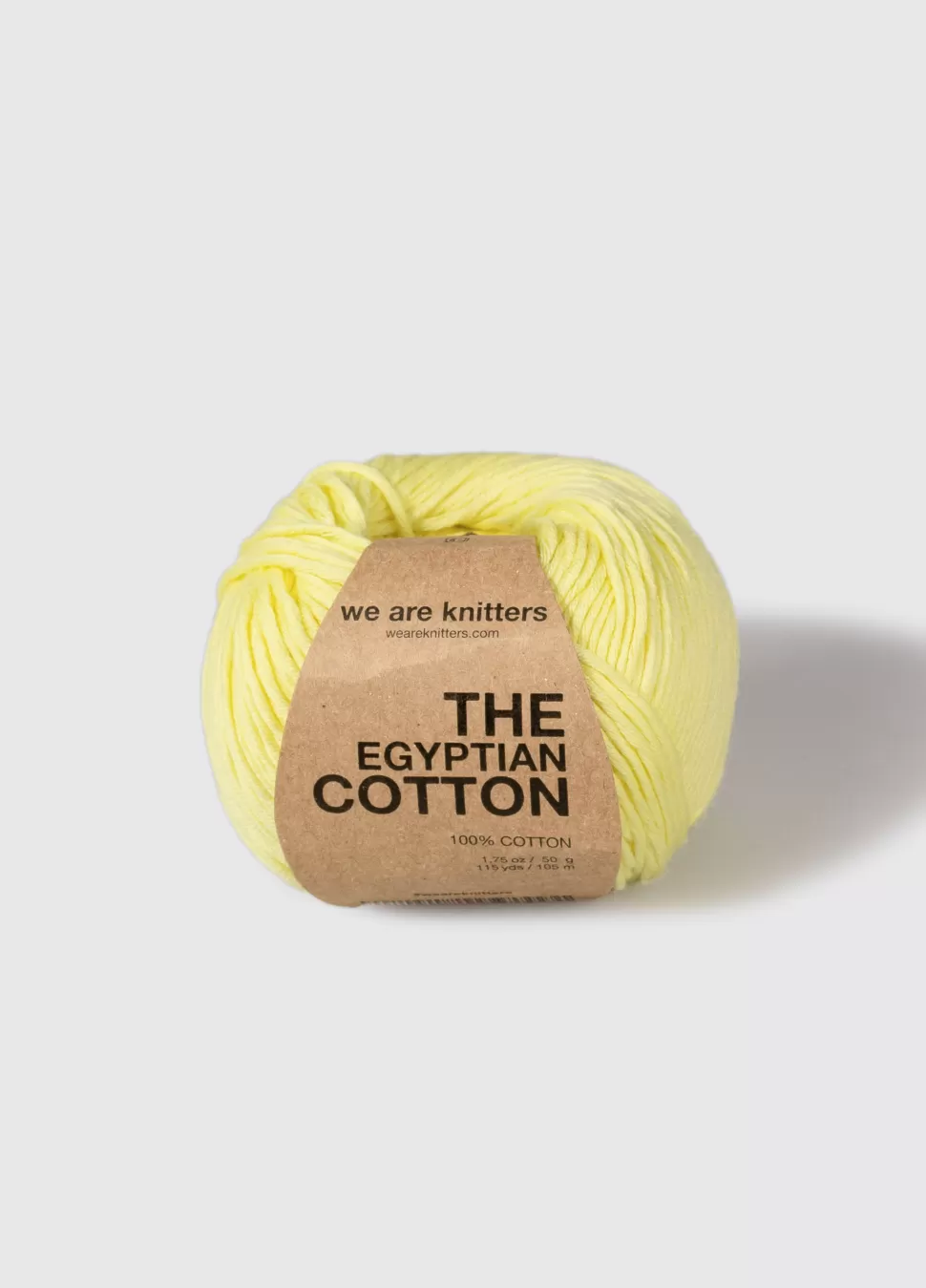 The Egyptian Cotton Lemon - Last Units>We Are Knitters Cheap