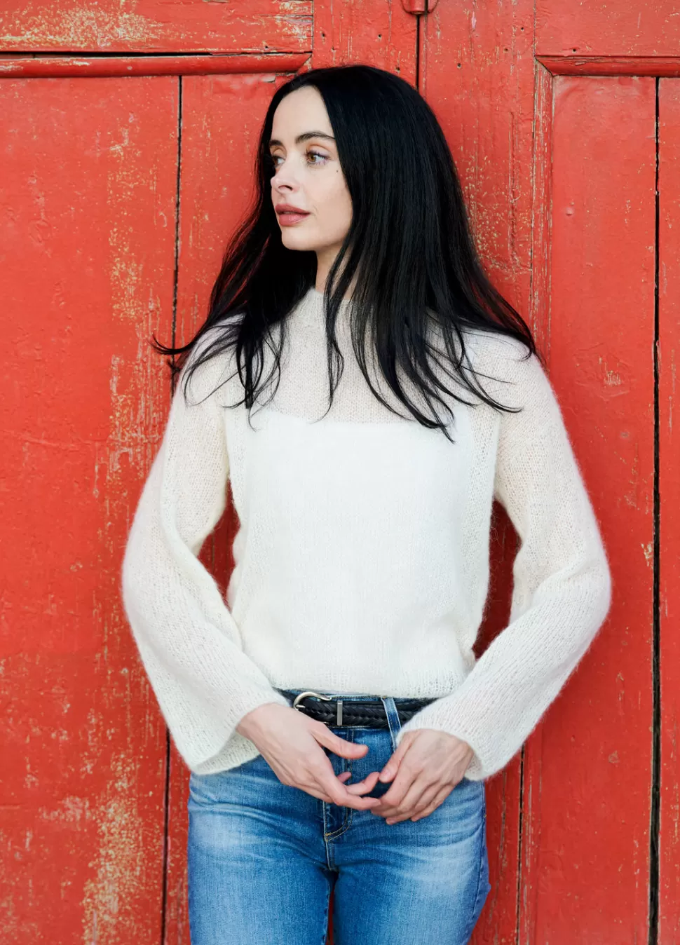 The go to Sweater x Krysten Ritter Kit>We Are Knitters Cheap