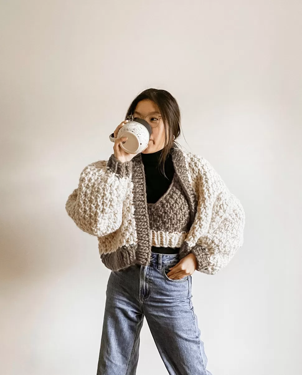 The Ottawa Cardigan & Bralette Set x Beatific Brenda Kit>We Are Knitters Shop