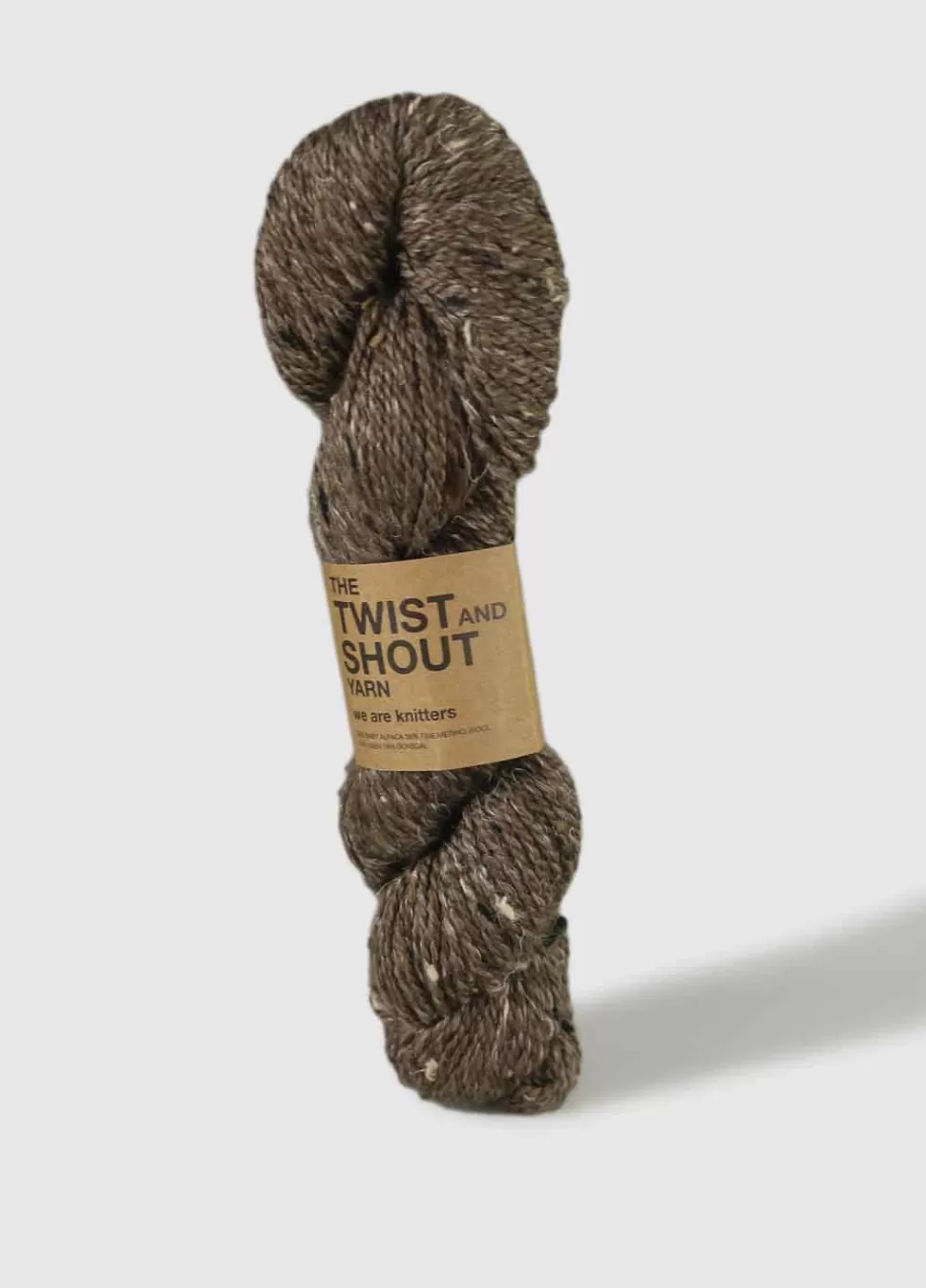 The Twist & Shout Rustic Brown Tweed>We Are Knitters Fashion