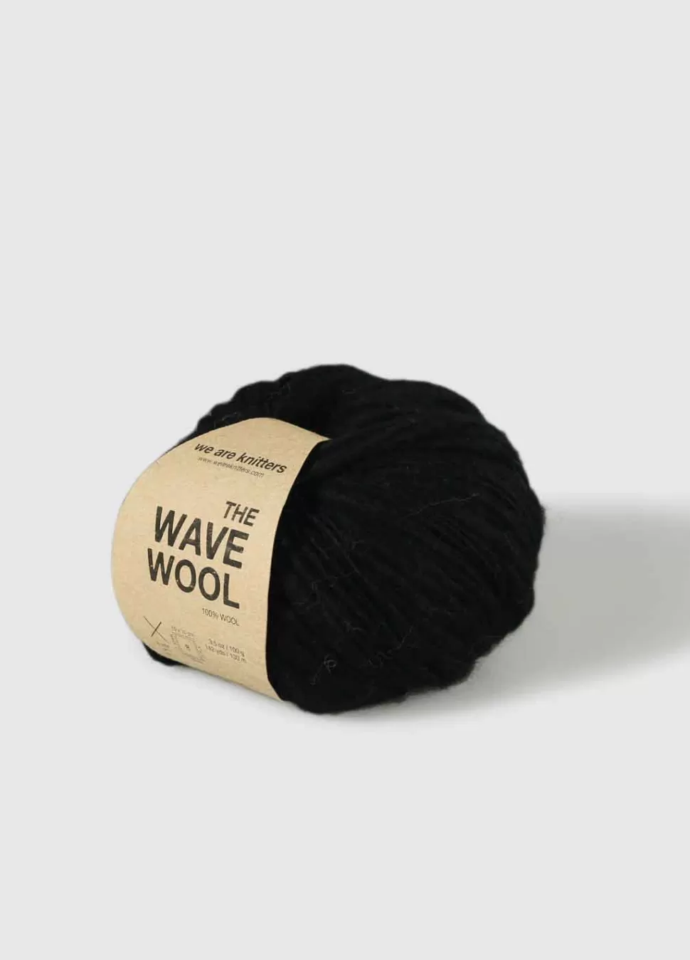 The Wave Wool Black>We Are Knitters Fashion