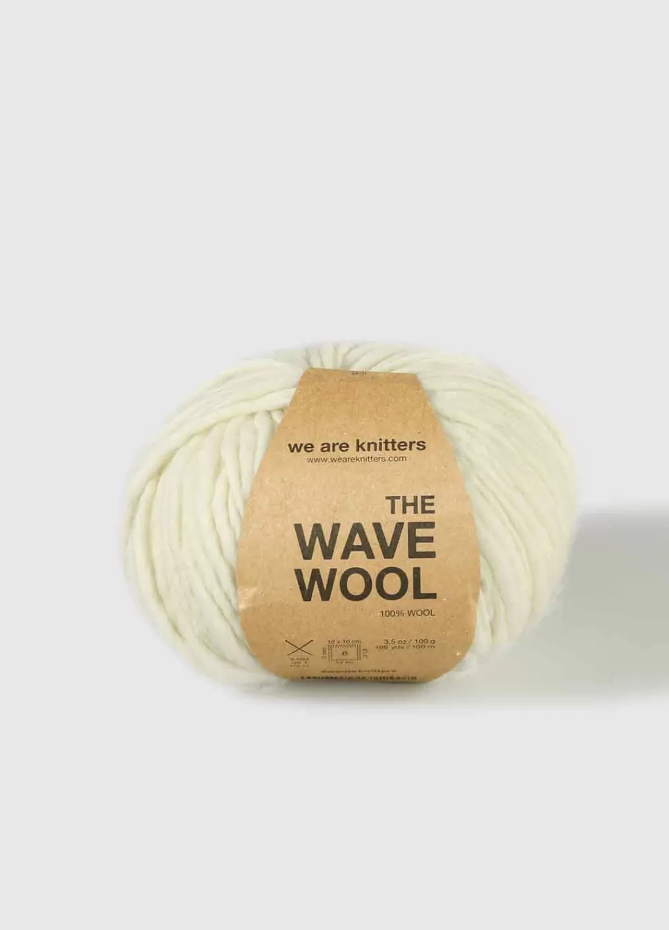 The Wave Wool Natural>We Are Knitters Online