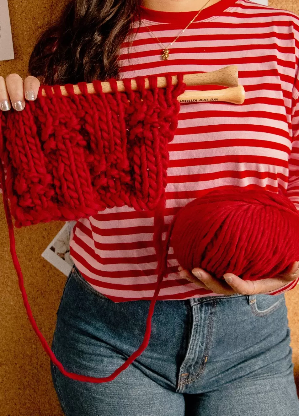 The Wool Lipstick Red>We Are Knitters Sale