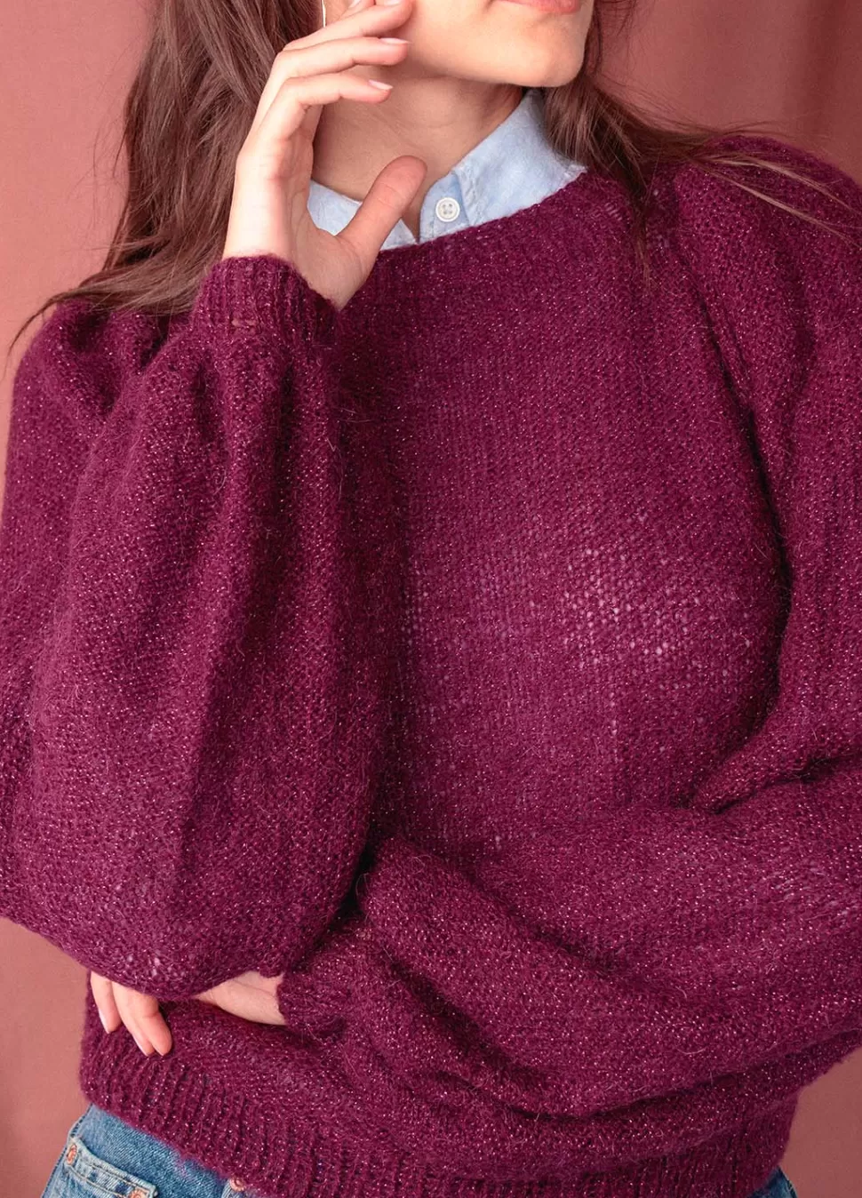 Tinsel Sweater Kit>We Are Knitters Clearance