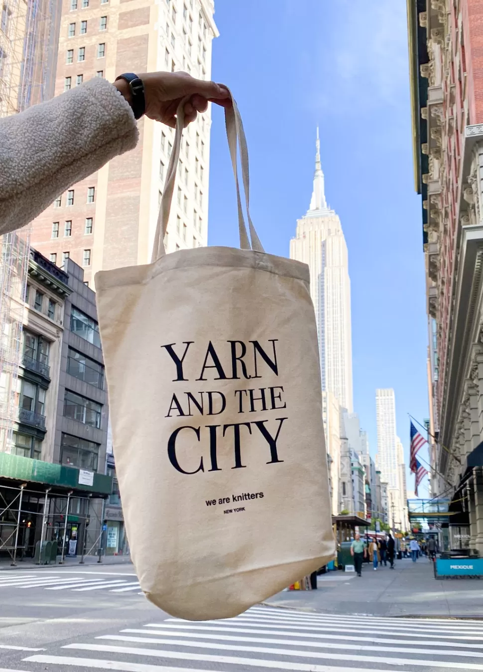 Tote Bag: Yarn and The City>We Are Knitters Store