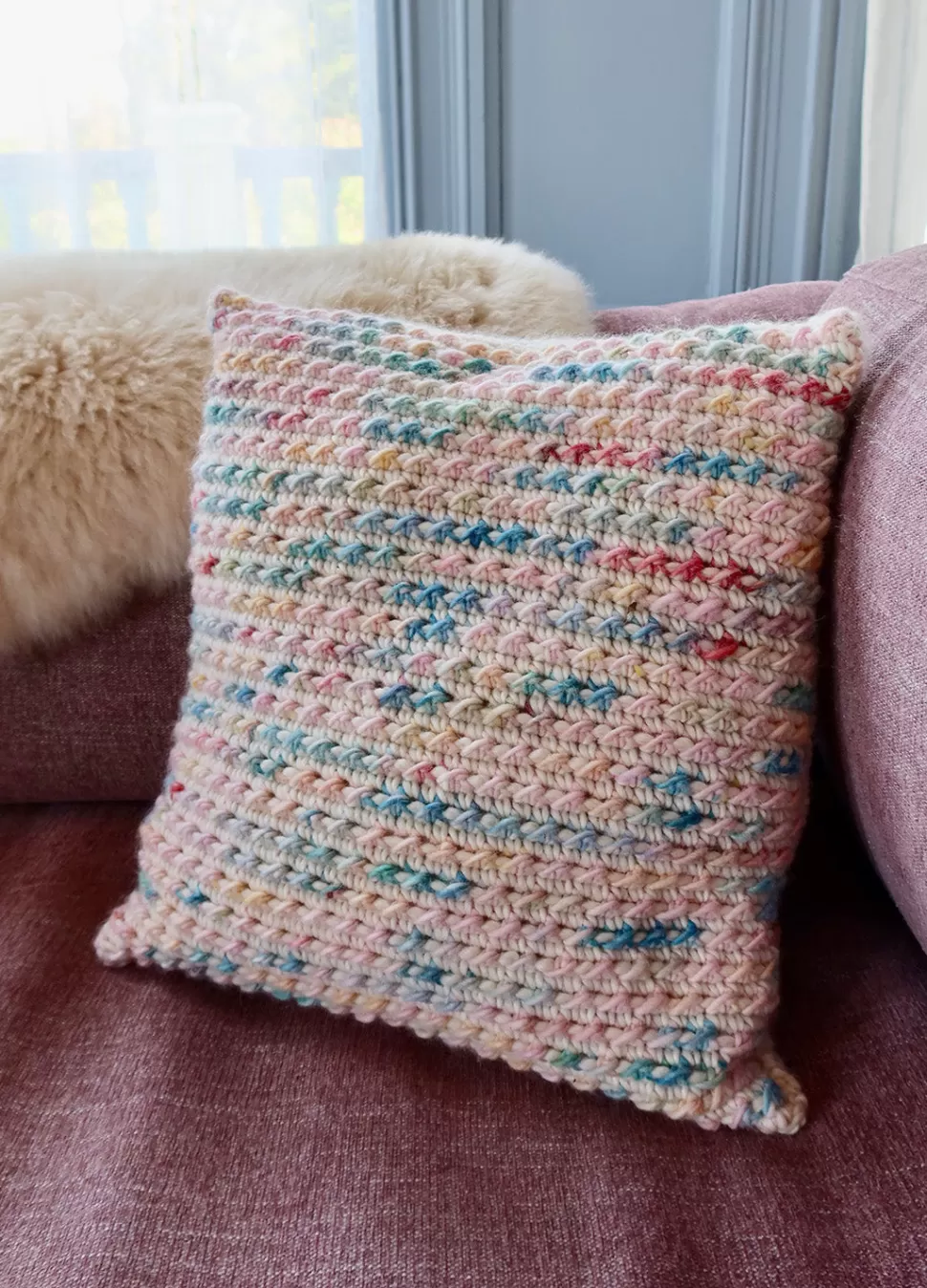 Woodfield Throw Pillow x @twoofwands Kit>We Are Knitters Cheap