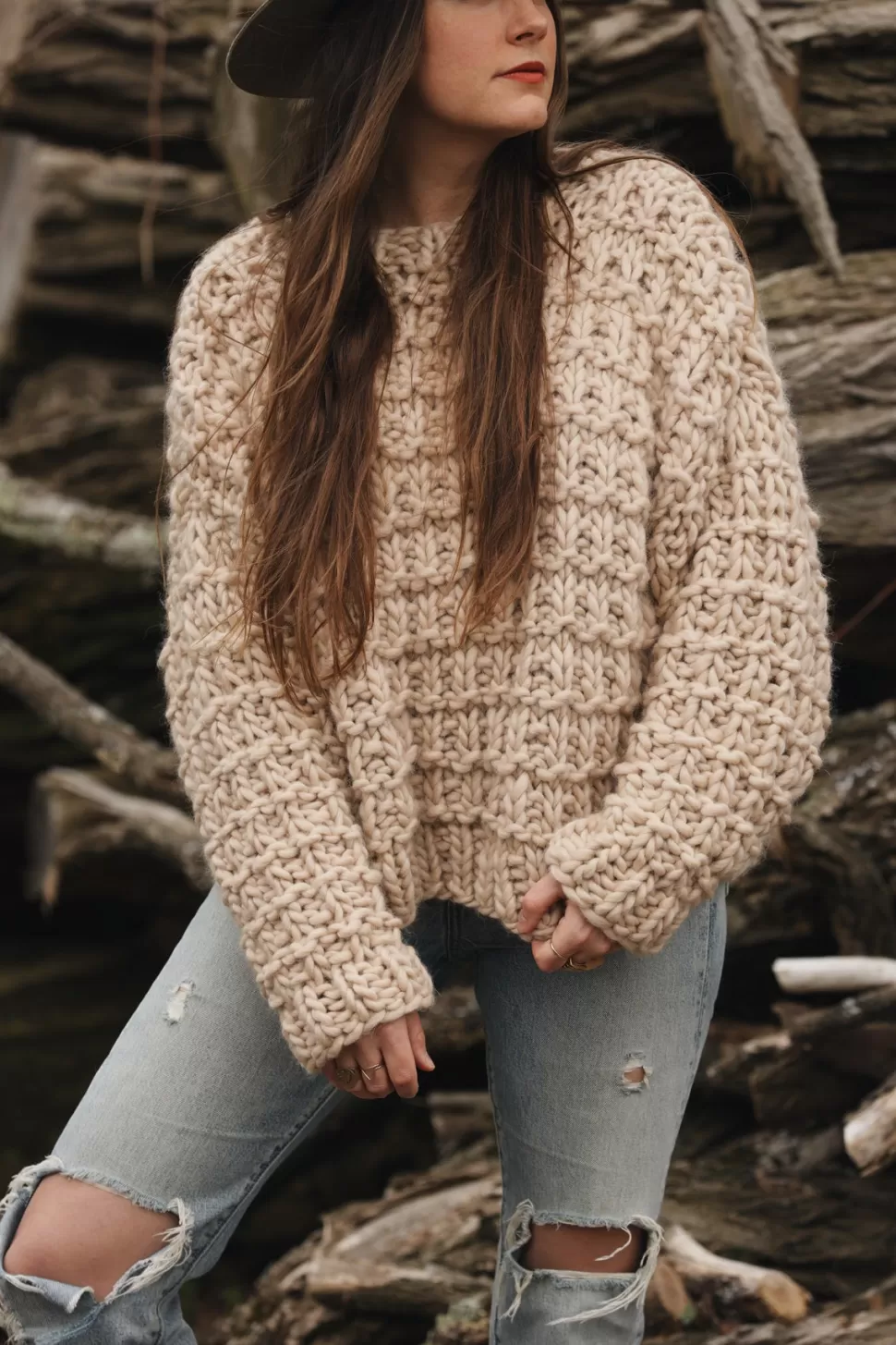 Woodland Pullover x @twoofwands Kit>We Are Knitters Clearance